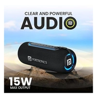Portronics Resound 2 15W HD Sound Portable Wireless Bluetooth Speaker - Black