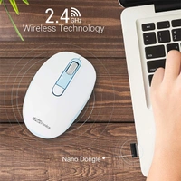 Portronics Toad 11 Wireless Mouse - Grey - Grey