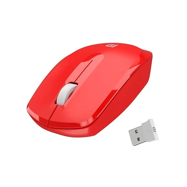 Portronics Toad 25 Wireless Mouse - Red - Red