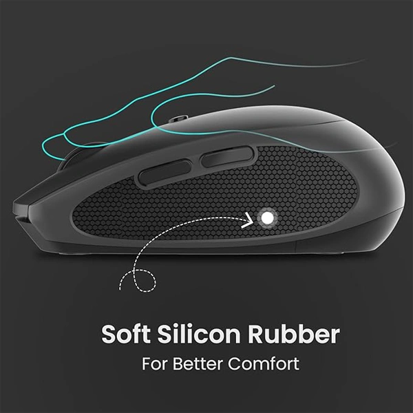 Portronics Toad 30 Wireless Mouse - White - White
