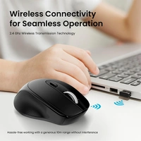 Portronics Toad 31 Wireless Mouse - Purple - Purple