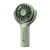 Portronics Toofan Mini Portable Rechargeable Fan with 3 Speed Modes - White - White