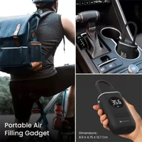 Portronics VAYU Portable Tyre Air Pump for Car &amp; Bike