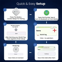 Portronics Worldtag Item Finder With Upto 1 Year Battery Life