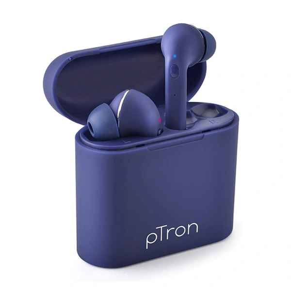 pTron PTron Bassbuds Lite In-Ear True Wireless Earbuds - White - White