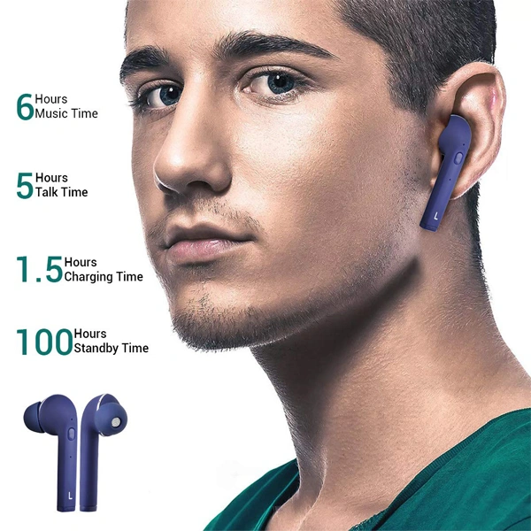 pTron PTron Bassbuds Lite In-Ear True Wireless Earbuds - White - White