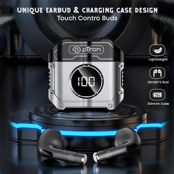 pTron Bassbuds Revv True Wireless Stereo Earbuds