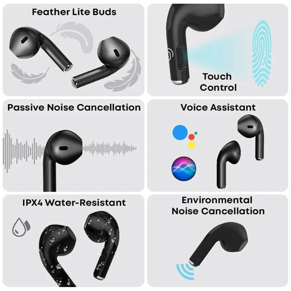 pTron Bassbuds Revv True Wireless Stereo Earbuds
