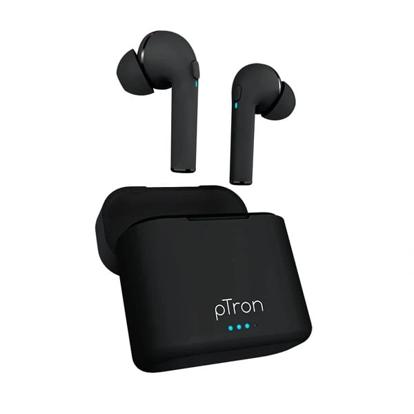 pTron PTron Bassbuds Vista True Wireless Earbuds - Blue - Blue