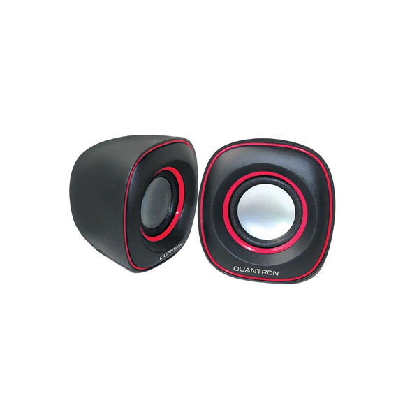 Quantron QUANTRON QWS-1210 Wired Mini Speaker - Red - Red