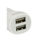 Quantum QHMCC15P With 3.1 Amp Car Charger - White