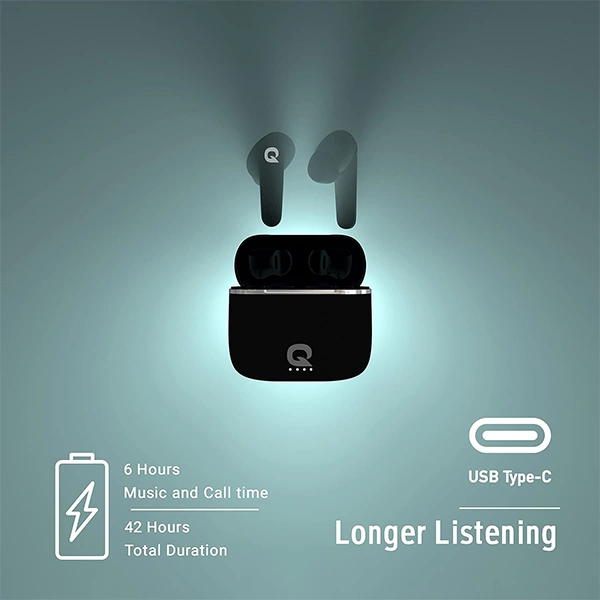 Quantum SonoTrix X True Wireless Earbuds - White