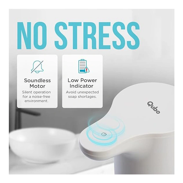 Qubo Automatic Foaming Soap Dispenser - White