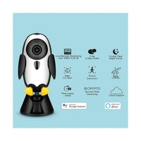 Qubo Baby Cam from Hero Group Baby Monitor 2MP Wi-Fi 1080p Full HD - Black