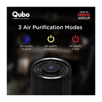 Qubo Car Air Purifier With 3 Layer Filtration - Black