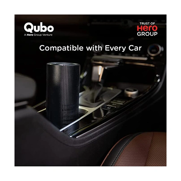Qubo Car Air Purifier With 3 Layer Filtration - Black