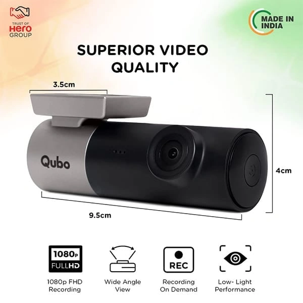 Qubo QUBO Car Dash Camera Pro Full HD 1080p