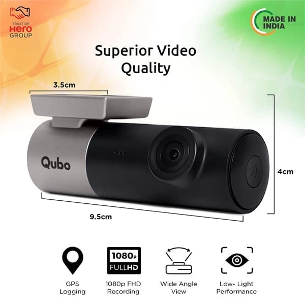 Qubo QUBO Car Dash Camera Pro with GPS