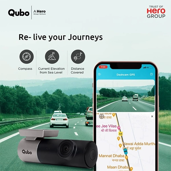 Qubo QUBO Car Dash Camera Pro with GPS