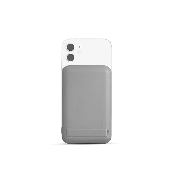 Qubo MagZap X10 10000 mAh Magnetic Magsafe Wireless Power Bank - Grey - Grey