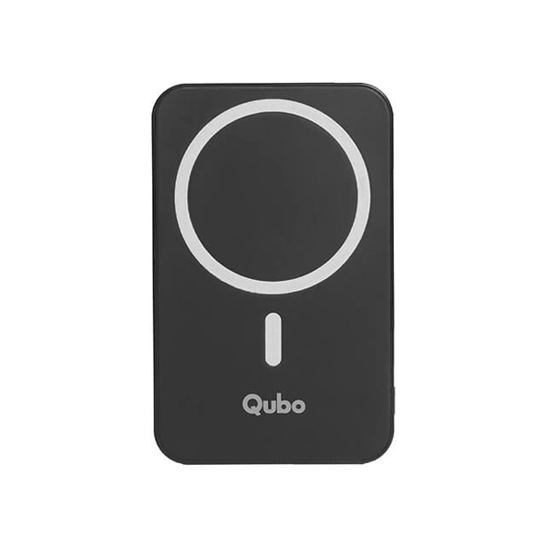 Qubo MagZap X5 mAh Magnetic Magsafe Wireless Power Bank - White - White