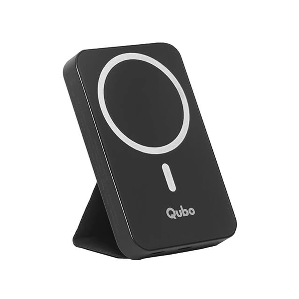 Qubo MagZap X5 mAh Magnetic Magsafe Wireless Power Bank - White - White