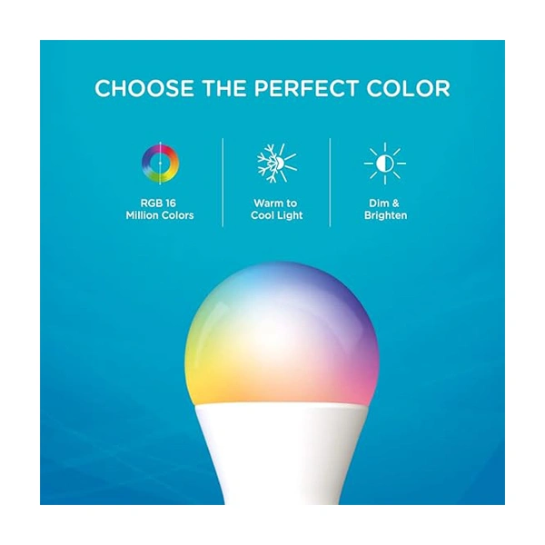 Qubo Smart 9W E27 LED Bulb - Multicolour