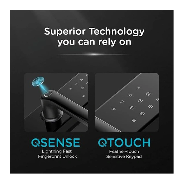 Qubo QUBO Smart Door Lock Elite - Black - Black