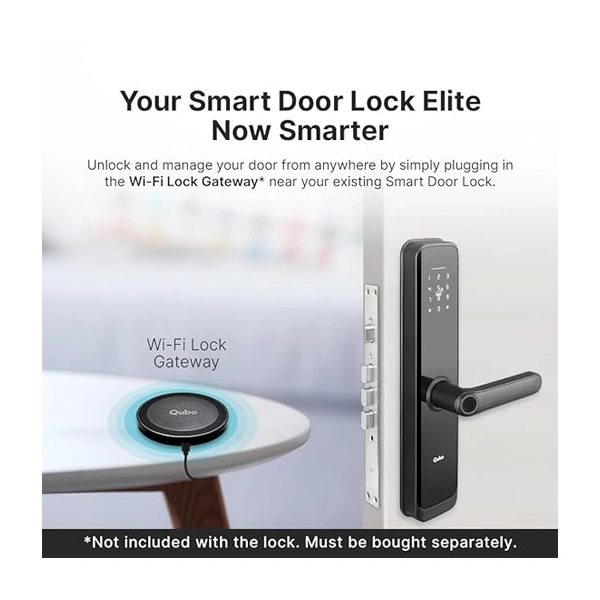 Qubo QUBO Smart Door Lock Elite - Black - Black