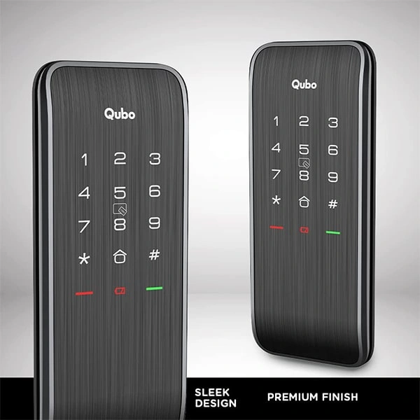 Qubo Smart Rim Lock - Black