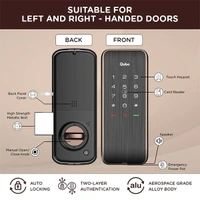 Qubo Smart Rim Lock Ultra - Black Copper