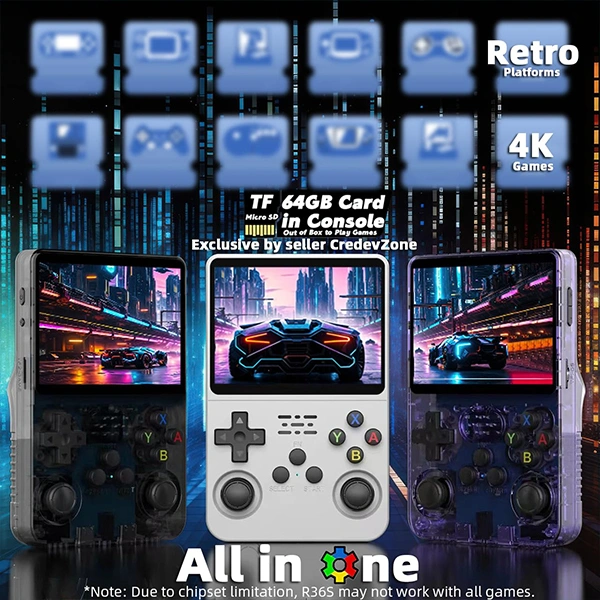 Generic R36S Handheld Gaming Console