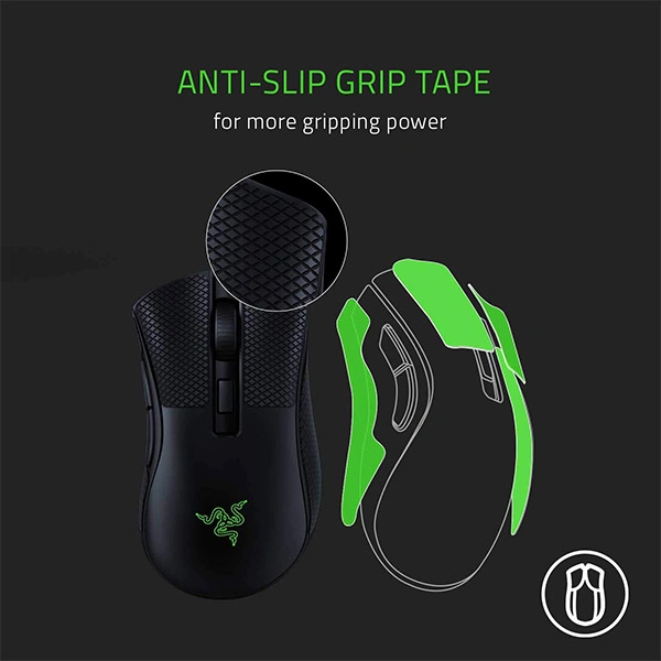 Razer Deathadder V2 Mini Wired Optical Gaming Mouse - Black, White