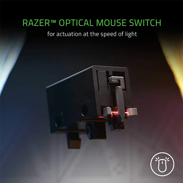 Razer Deathadder V2 Mini Wired Optical Gaming Mouse - Black, White