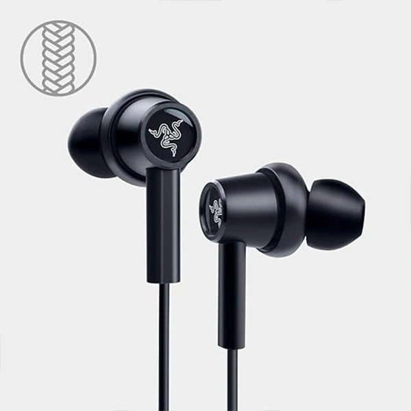 Razer Hammerhead Duo Console Wired Earphone - Black - Black