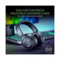 Razer Kraken X Wired On Ear Headphones - Black