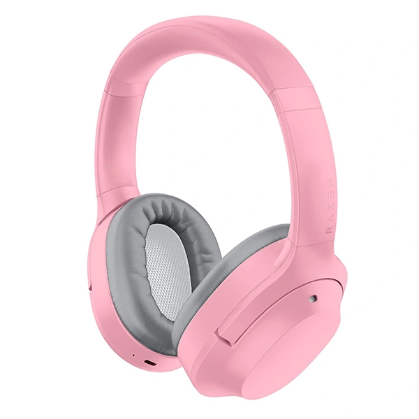 Razer Opus X Bluetooth Wireless Gaming Headset With ANC - Quartz Pink - Quartz Pink