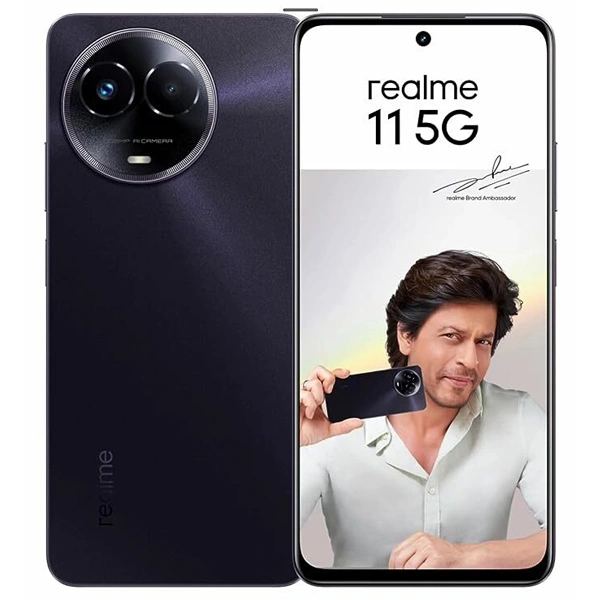 Realme 11 5G Mobile Phone - Glory Black, 8GB RAM + 128GB Storage - Glory Black