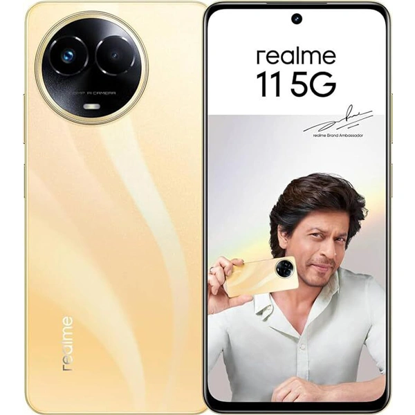 Realme 11 5G Mobile Phone - Glory Black, 8GB RAM + 128GB Storage - Glory Black