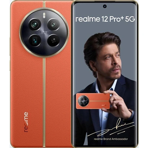Realme 12 Pro+ 5G Mobile Phone - Explorer Red, 8GB RAM + 128GB Storage - Explorer Red