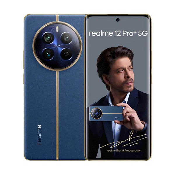 Realme 12 Pro+ 5G Mobile Phone - Submarine Blue, 8GB RAM + 128GB Storage - Submarine Blue