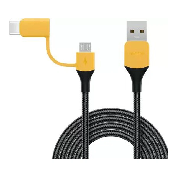 Realme 2-in-1 USB Cable - Black