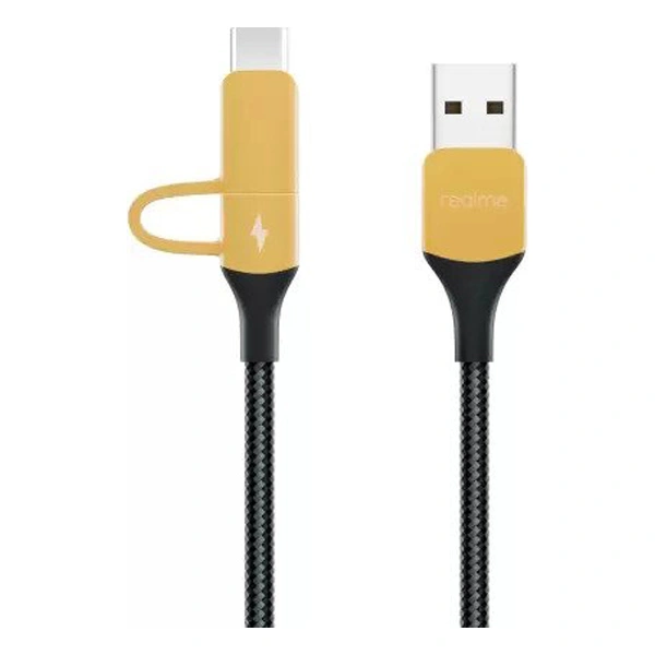 Realme 2-in-1 USB Cable - Black