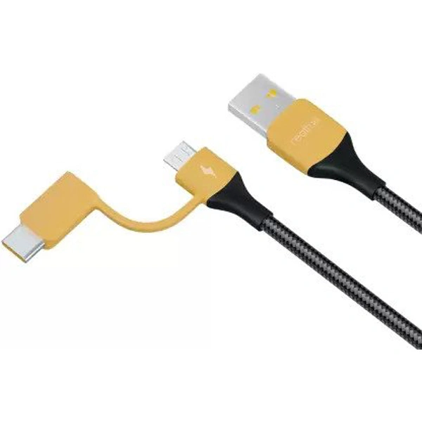 Realme 2-in-1 USB Cable - Black