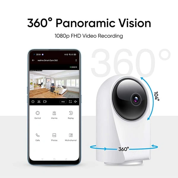 Realme 360 Deg HD WiFi Smart Security Camera