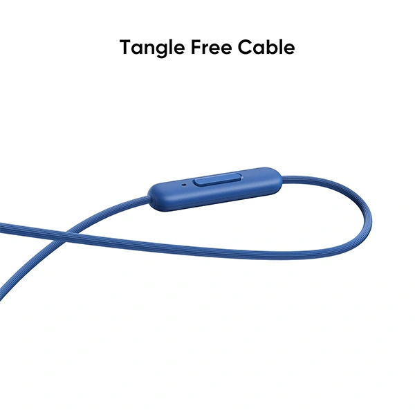 Realme Buds 2 Neo Wired in Ear Earphones with Mic - Blue - Blue