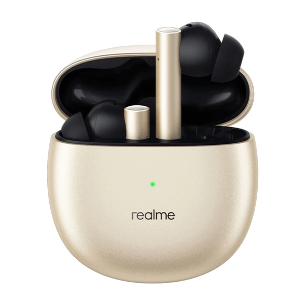 Realme Buds Air 2 with ANC Bluetooth Earbuds - Gold - Gold