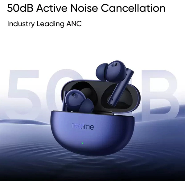 Realme Buds Air 5 with 50dB ANC Wireless Earbuds - Arctic white - Arctic white
