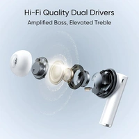 Realme Buds Air 6 Pro Wireless Earbuds - Silver Blue - Silver Blue