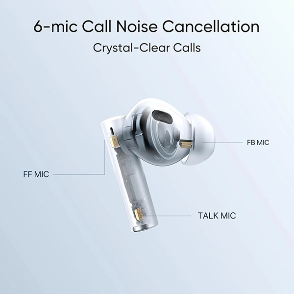 Realme Buds Air 6 Pro Wireless Earbuds - Silver Blue - Silver Blue